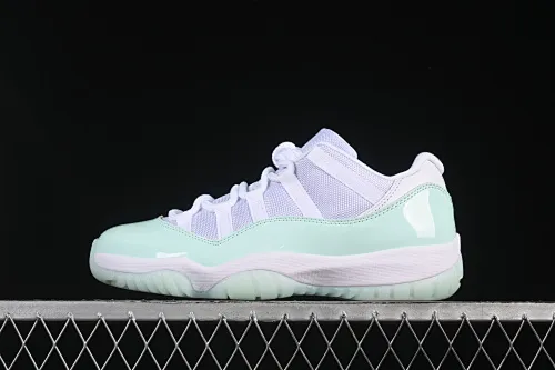 All categories Air Jordan Jordan series basketball shoes Air Jordan 11 F version Air Jordan 11 Low "Lgloo" AJ11 Joe 11 mint green AH7860-103
